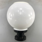 Solar Pillar Light Round Ball Stainless Steel Base, Waterproof 