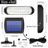 Solar Lights 20 LEDs Pull-Switch Lighting With 5m Ext Line Waterproof For Indoor And Outdoor