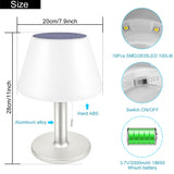 Solar Table Lamp,Three Lighting Mode With Pull Switch Lamp 